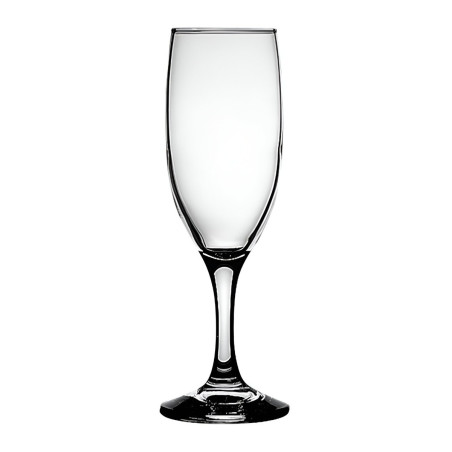 Pahar sampanie, Bistro, din sticla, 190 ml, set 6 bucati