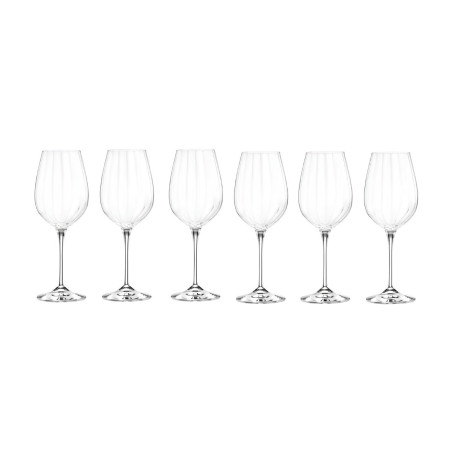 Pahar vin RCR Optiq, sticla cristalina, transparent, 450 ml, set 6 bucati