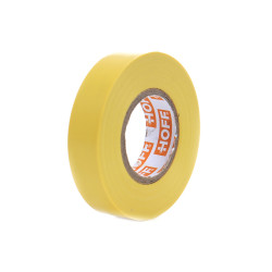 Banda izolatoare Hoff, galben, 20 m x 0.15 mm x 18 mm