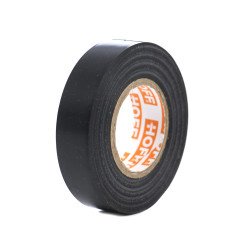 Banda izolatoare Hoff, negru, 20 m x 0.15 mm x 18 mm