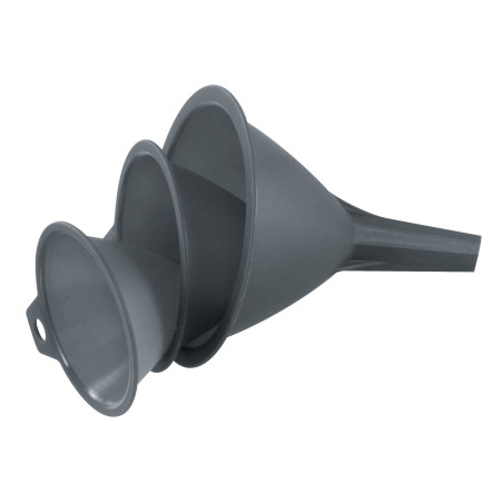 Palnie din plastic, Fackelmann 42700, gri, set 3 bucati