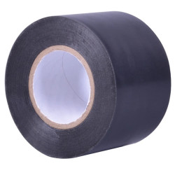 Banda izolatoare Hoff, negru, 20 m x 0.15 mm x 50 mm