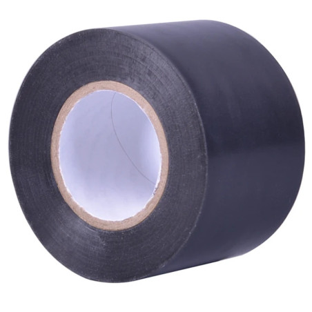 Banda izolatoare Hoff, negru, 20 m x 0.15 mm x 50 mm