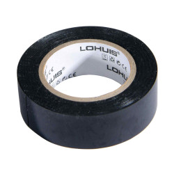 Banda izolatoare Lohuis, negru, 10 m x 0.15 mm x 19 mm