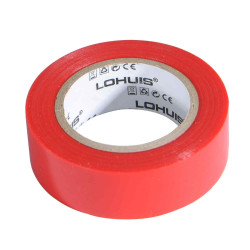 Banda izolatoare Lohuis, rosu, 10 m x 0.15 mm x 19 mm