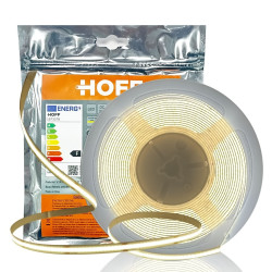 Banda LED dublu-adeziva pentru interior Hoff COB, 24 V, 36 W, 3000 lm, lumina rece, 5 m, IP20
