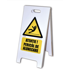Panou semnalizare Pericol alunecare, PVC, 60 x 35 cm