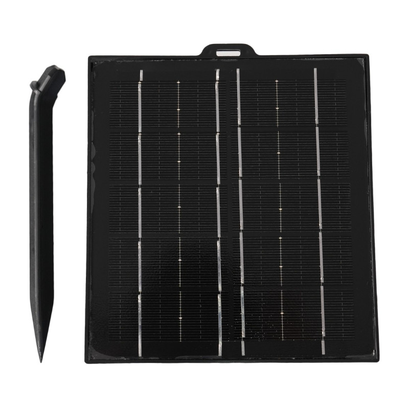 Panou solar Lohuis, pentru ghirlande luminoase, 2W, 2 x 1200mAh