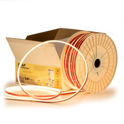 Banda LED dublu-adeziva pentru interior / exterior Arelux Xtap COB, 220 V, 12 W/m, 991 lm/m, lumina calda, IP65