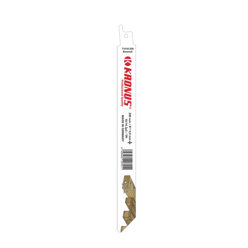 Panza fierastrau sabie, pentru paleti, Kronus 900721, 200 mm Panza fierastrau sabie, pentru paleti, Kronus 900721, 200 mm