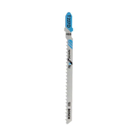 Panza fierastrau vertical, pentru aluminiu, Bosch Special for Alu, T 227 D, set 5 bucati