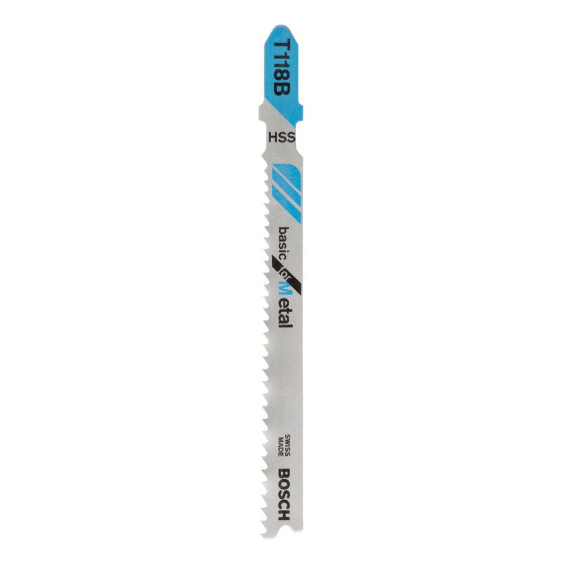Panza fierastrau vertical, pentru lemn, Bosch Basic for Metal, T 118 B, set 5 bucati Panza fierastrau vertical, pentru lemn, Bosch Basic for Metal, T 118 B, set 5 bucati