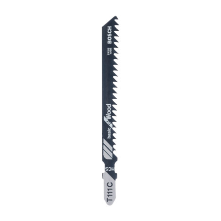 Panza fierastrau vertical, pentru lemn, Bosch Basic for Wood, TE 111 C, set 2 bucati