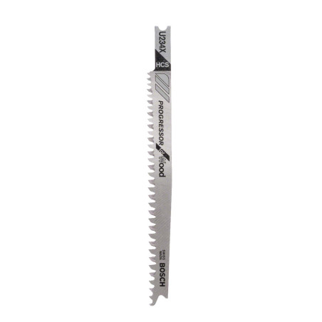 Panza fierastrau vertical, pentru lemn, Bosch Progressor for Wood, U 234 X, set 3 bucati