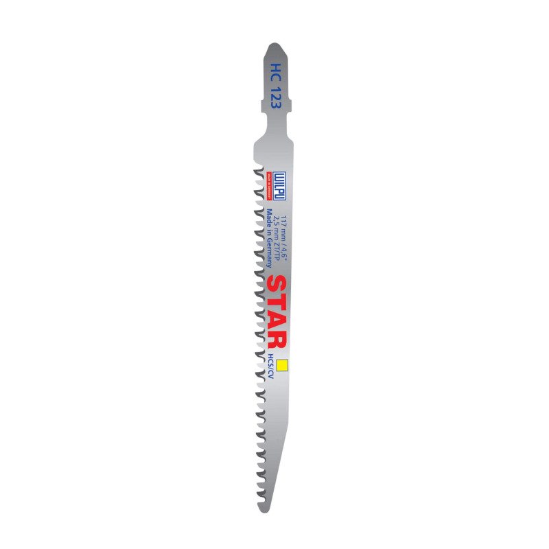 Panza pentru fierastrau vertical / pendular, pentru lemn / plastic, Wilpu HC 123, set 2 bucati Panza pentru fierastrau vertical / pendular, pentru lemn / plastic, Wilpu HC 123, set 2 bucati