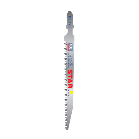 Panza pentru fierastrau vertical / pendular, pentru lemn / plastic, Wilpu HC 123, set 2 bucati