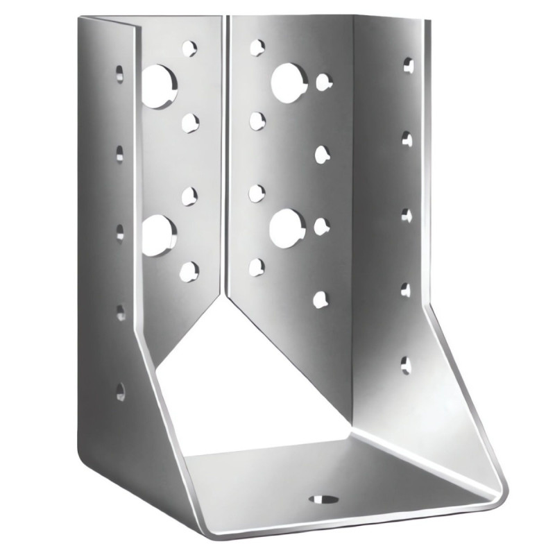Papuc grinda tip B, din otel zincat, Vormann, 60 x 100 mm
