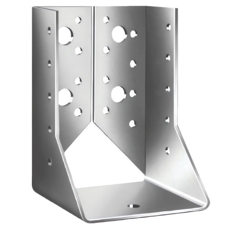 Papuc grinda tip B, din otel zincat, Vormann, 60 x 100 mm