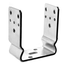 Papuc reazem din tabla de otel zincat, 121 x 60 x 125 mm
