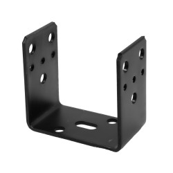 Papuc reazem, din tabla de otel zincat, negru, pentru sarcini usoare, 103217, 101 x 60 x 102 mm