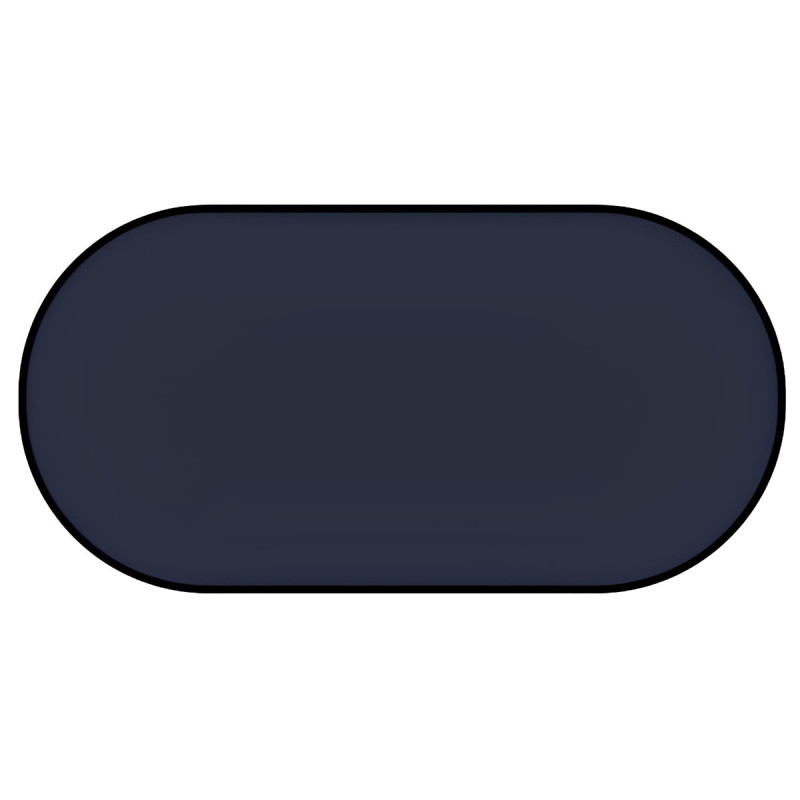 Parasolar auto, pentru luneta, VivAuto, 100 x 50 cm, cu ventuza, negru, interior