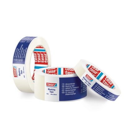 Banda mascare tesa 4325, alb, interior, 50 m x 19 mm