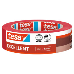 Banda mascare tesa Excellent, rosu, interior, 50 m x 30 mm