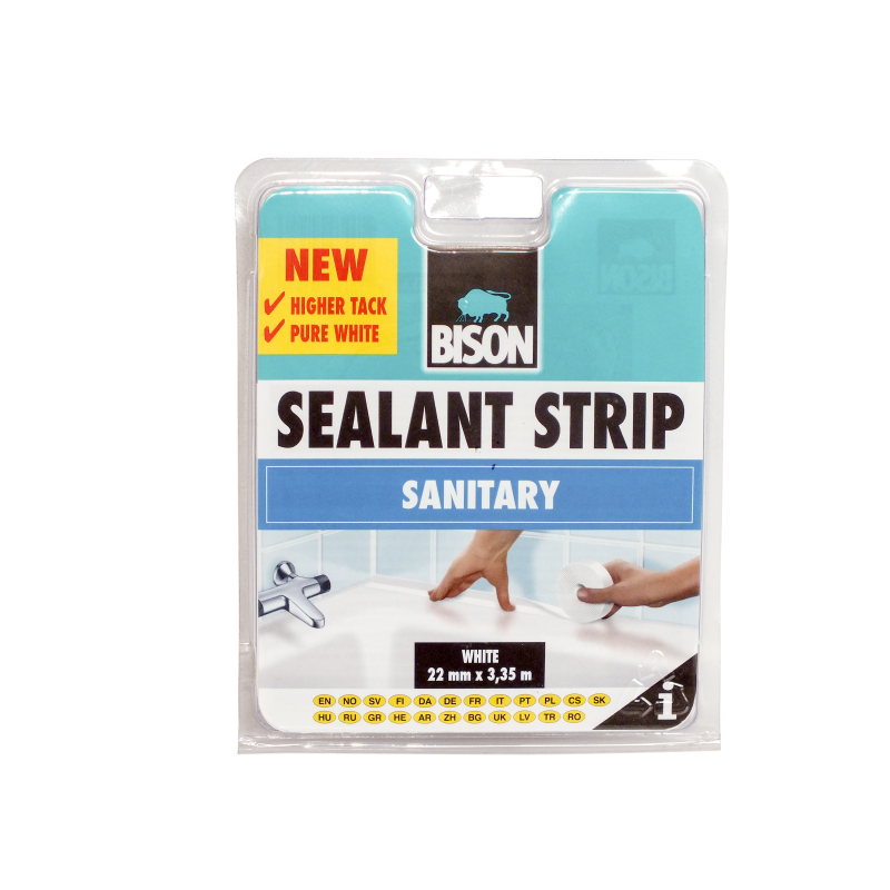 Banda pentru etansare, Bison Sanitary, silicon, 22 mm x 3.35 m