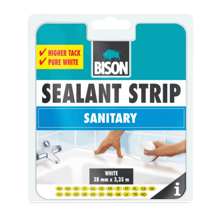 Banda pentru etansare, Bison Sanitary, silicon, 38 mm x 3.35 m