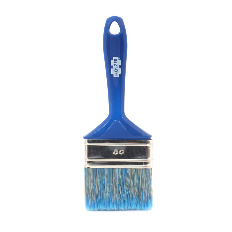 Pensula pentru vopsea pe baza de apa Holzer, maner PVC, latime 80 mm