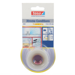 Banda pentru reparatii, tesa 4600, silicon, transparent, 3 m x 25 mm