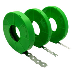 Banda perforata M6 Comtec MF0010-01173, otel, 17 x 0.8 mm, 10 m