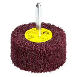 Perie abraziva, cu tija, Klingspor NFS 600 ME, pentru inox / metale, 60 x 30 x 6 mm