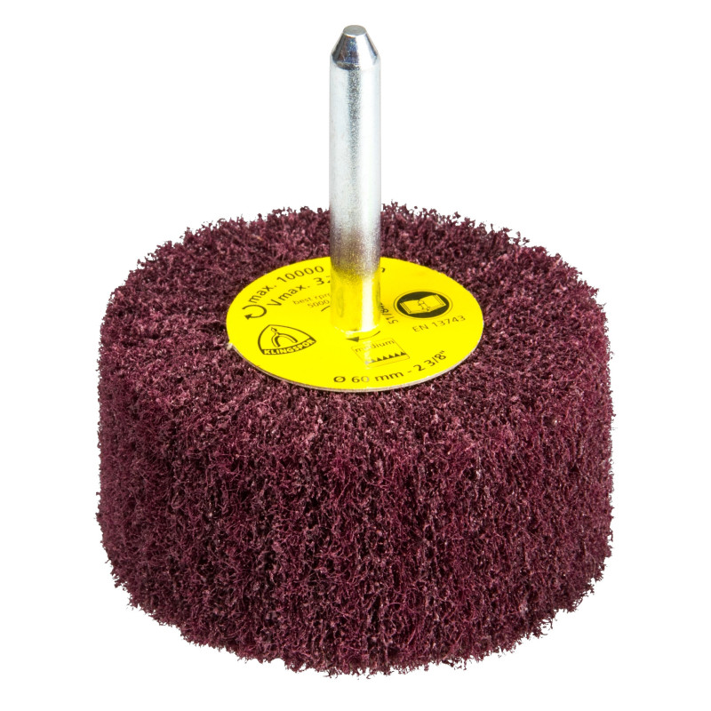 Perie abraziva, cu tija, Klingspor NFS 600 ME, pentru inox / metale, 60 x 30 x 6 mm Perie abraziva, cu tija, Klingspor NFS 600 ME, pentru inox / metale, 60 x 30 x 6 mm