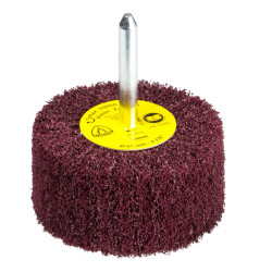 Perie abraziva, cu tija, Klingspor NFS 600 VF, pentru inox / metale, 60 x 30 x 6 mm