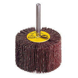 Perie abraziva, cu tija, pentru inox / metal, Klingspor KM 615, 30 x 10 x 6 mm, granulatie 120