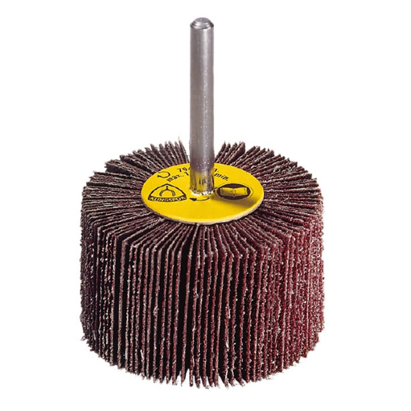 Perie abraziva, cu tija, pentru inox / metal, Klingspor KM 615, 30 x 10 x 6 mm, granulatie 120 Perie abraziva, cu tija, pentru inox / metal, Klingspor KM 615, 30 x 10 x 6 mm, granulatie 120