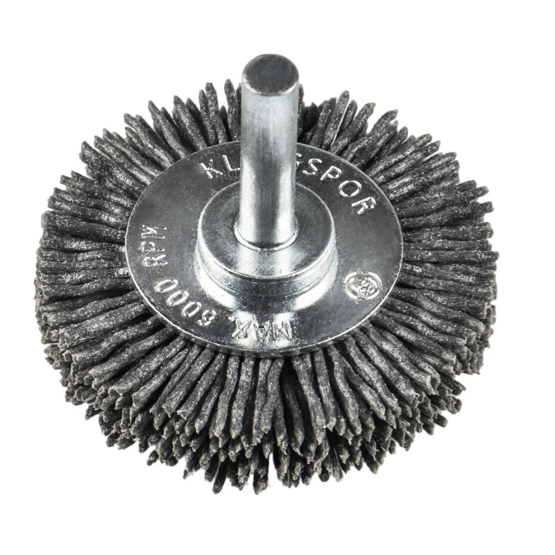 Perie circulara, cu tija, pentru decapare lemn / inox, Klingspor BRS 600 P, diametru 50 mm, granulatie 320 Perie circulara, cu tija, pentru decapare lemn / inox, Klingspor BRS 600 P, diametru 50 mm, granulatie 320