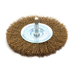 Perie circulara, cu tija, pentru otel, Peromex 5142G, diametru 100 mm