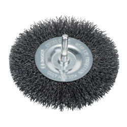 Perie circulara, cu tija, pentru otel / metale feroase / metale neferoase, Bosch, diametru 100 mm