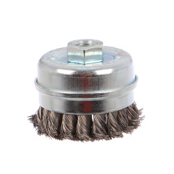 Perie cupa, cu alezaj, pentru metale / piatra / lemn, M14, diametru 65 mm