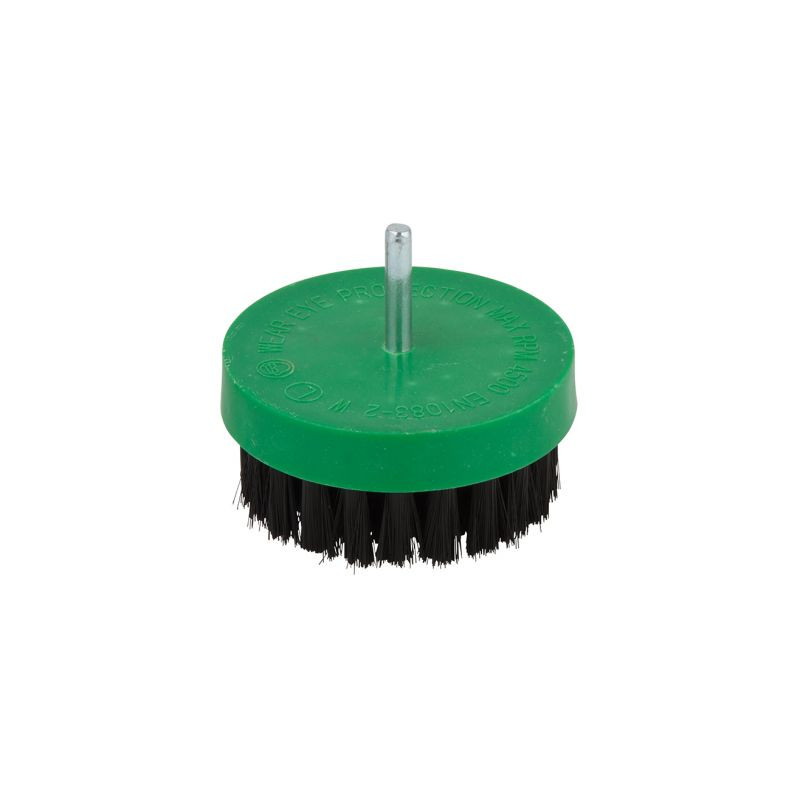 Perie cupa, cu tija, pentru lustruit, Wolfcraft 2713000, 80 mm Perie cupa, cu tija, pentru lustruit, Wolfcraft 2713000, 80 mm