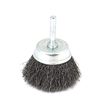 Perie cupa, cu tija, pentru metale / piatra / lemn, Peromex 5212G, diametru 50 mm