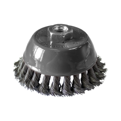 Perie cupa, pentru decapare lemn / fier, Lumytools LT06974, diametru 65 mm