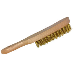 Perie de sarma, Peromex 32M4, pentru metal, 4 randuri, cu maner de lemn, 280 mm