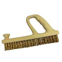Perie de sarma, Peromex 3RAB, tip rindea, 4 randuri, cu maner de plastic, 260 mm