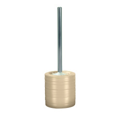 Perie WC Kleine Wolke Sahara 34146, ceramica, crem sidefat, 11.3 x 39 x 13.4 cm