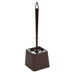 Perie WC Plastina 29173, maro, plastic, 37 x 13 x 13 cm