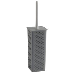 Perie WC Tatay Bohol S6420300, polipropilena, gri antracit, 37.5 x 9.6 x 9.6 cm