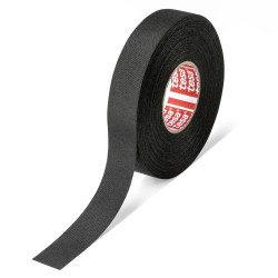 Banda textila matisare tesa 51026, negru, 25 m x 19 mm